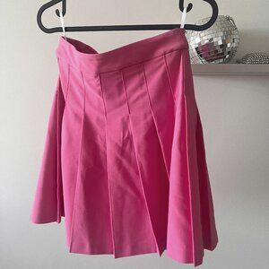 Pink Aritzia Mini Skirt with pleats